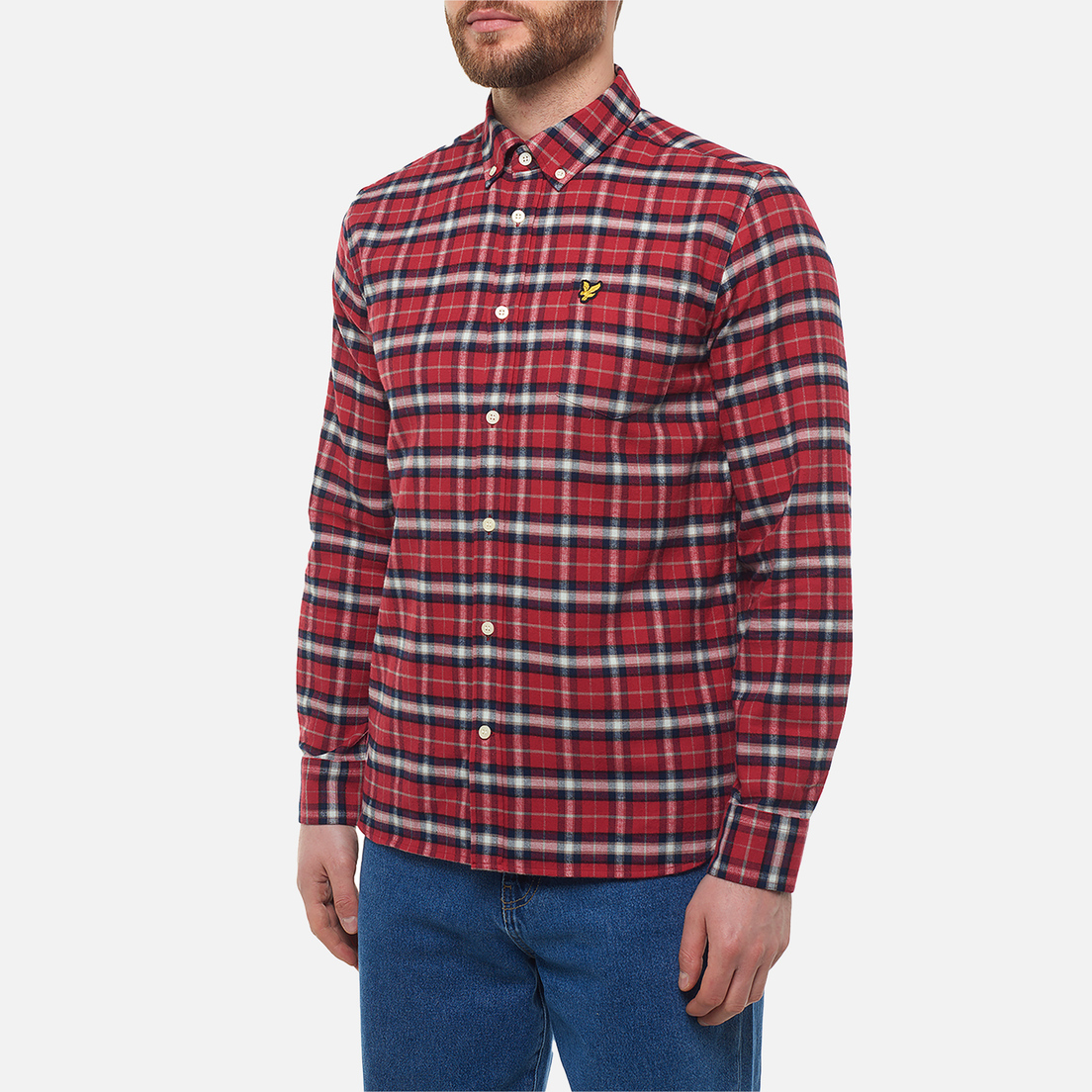 Lyle & Scott Мужская рубашка Check Flannel