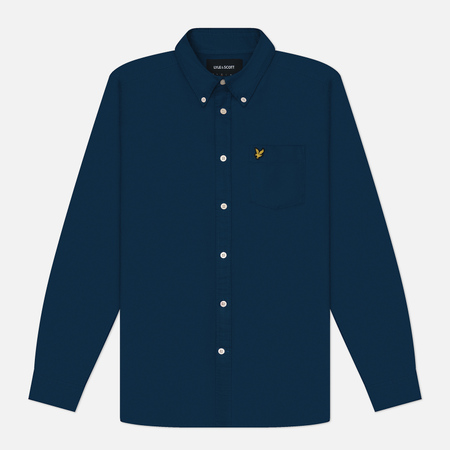   Brandshop Мужская рубашка Lyle & Scott Plain Oxford, цвет синий, размер L