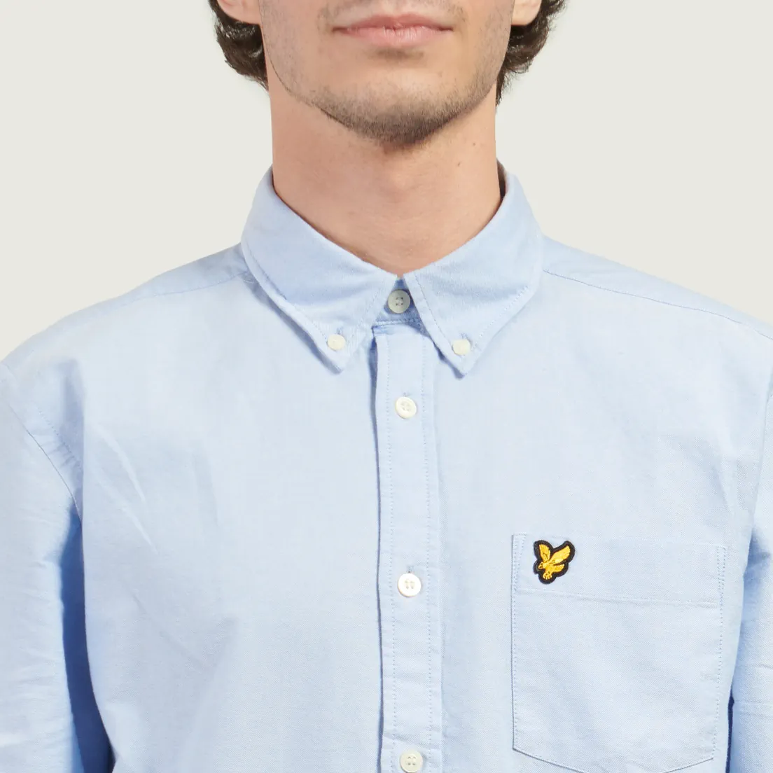 Lyle & Scott Мужская рубашка Plain Oxford