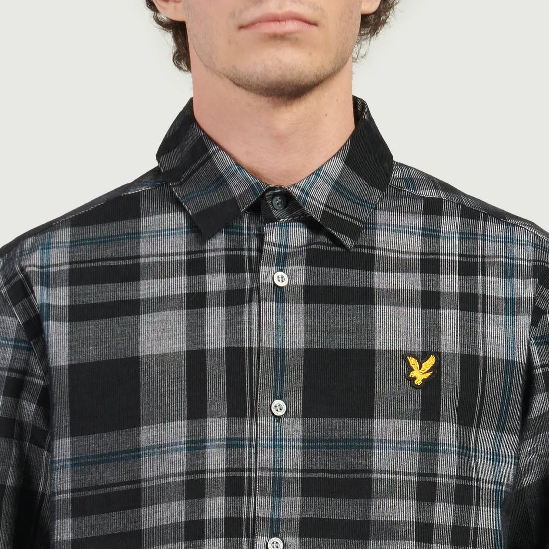 Lyle & Scott Мужская рубашка Tartan Corduroy
