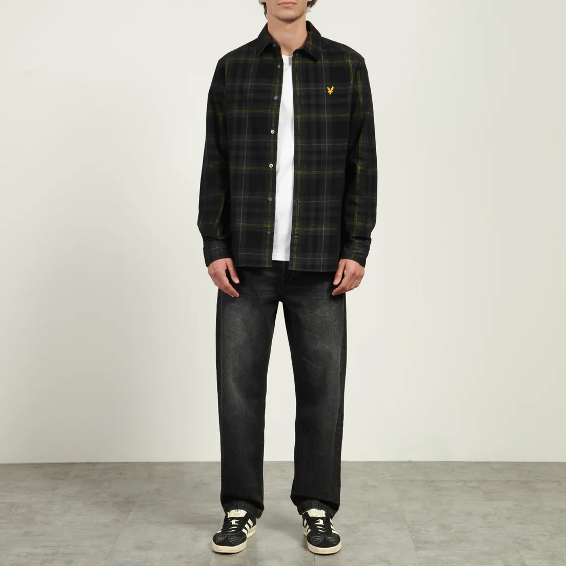 Lyle & Scott Мужская рубашка Tartan Corduroy