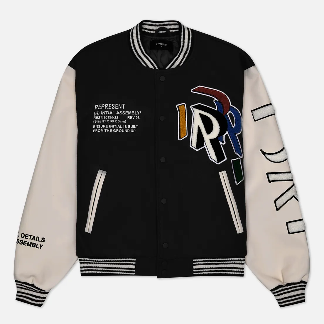 REPRESENT Мужская куртка бомбер Initial Varsity