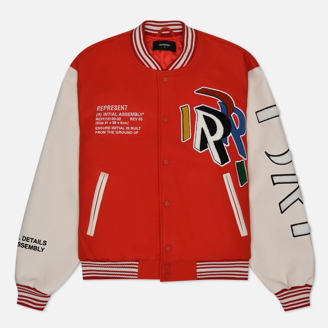 REPRESENT Мужская куртка бомбер Initial Varsity