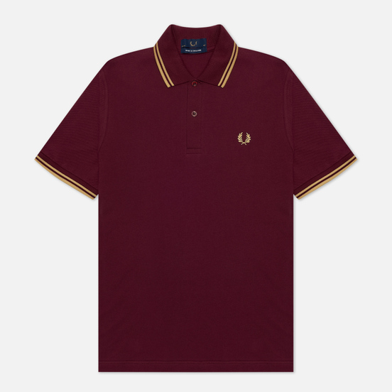Мужское поло Fred Perry M12 Aubergine/Champagne