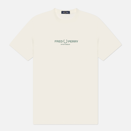 Мужская футболка Fred Perry Fred Perry Sportswear, цвет белый, размер XL
