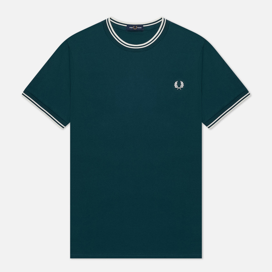 Мужская футболка Fred Perry Twin Tipped Petrol Blue