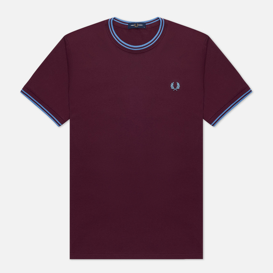 Мужская футболка Fred Perry Twin Tipped Mahogany