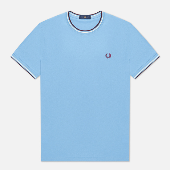 Мужская футболка Fred Perry Twin Tipped Sky