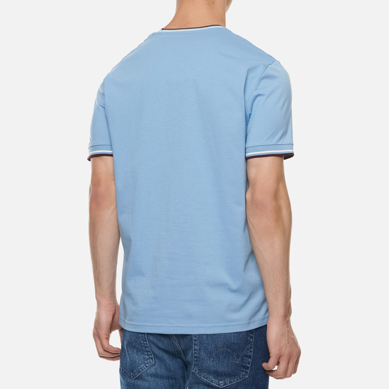 Мужская футболка Fred Perry Twin Tipped Sky