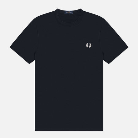 Мужская футболка Fred Perry Crew Neck Regular, цвет синий, размер XL