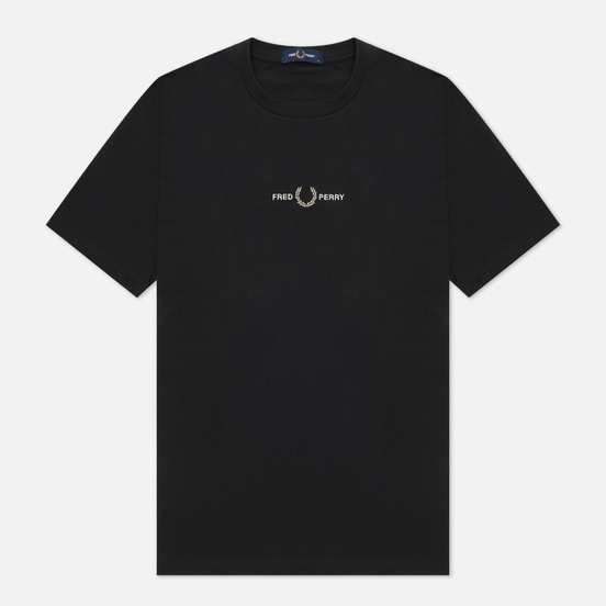 Мужская футболка Fred Perry Embroidered Black