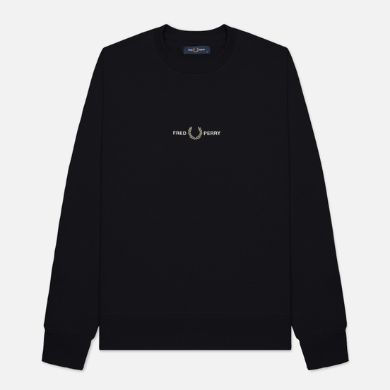 Мужская толстовка Fred Perry Embroidered Logo Black