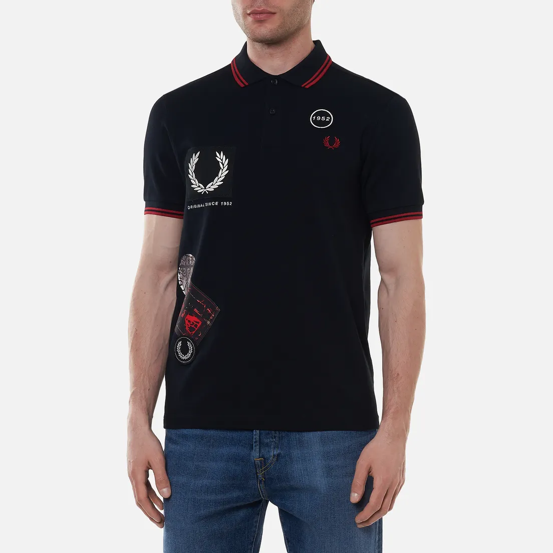Fred Perry Мужское поло Graphic Applique