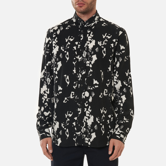 Мужская рубашка Fred Perry Monochrome Abstract Black