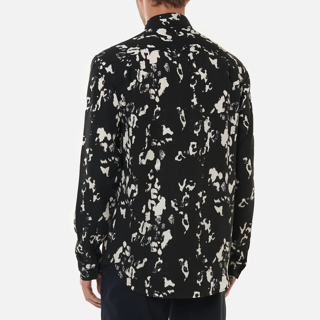 Fred Perry Мужская рубашка Monochrome Abstract