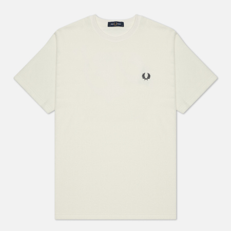 Мужская футболка Fred Perry Towelling цвет белый размер S 5600₽