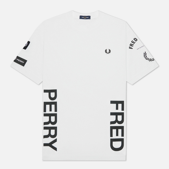 Мужская футболка Fred Perry Bold Branding White