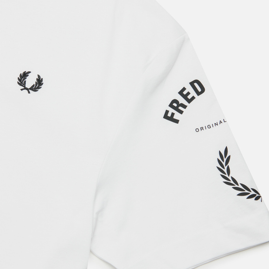Мужская футболка Fred Perry Bold Branding White