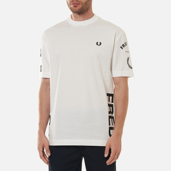 Мужская футболка Fred Perry Bold Branding White