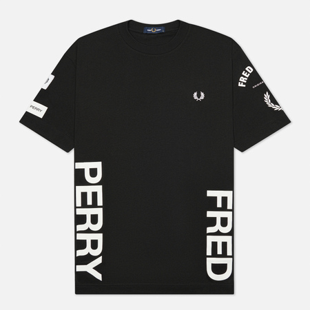 Мужская футболка Fred Perry Bold Branding, цвет чёрный, размер XL
