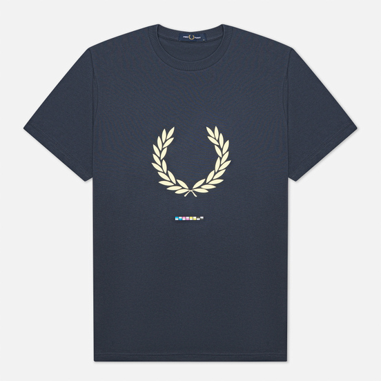 Мужская футболка Fred Perry Print Registration Dark Airforce