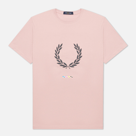 Мужская футболка Fred Perry Print Registration Chalky Pink