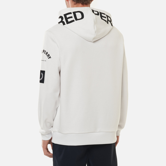 Мужская толстовка Fred Perry Bold Branding Hoodie White