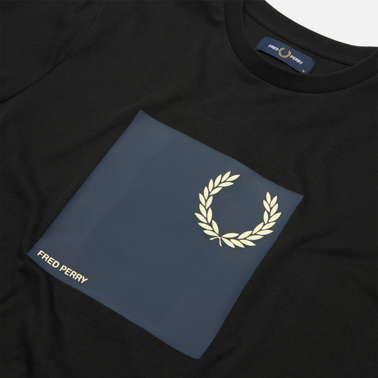 Мужская футболка Fred Perry Laurel Wreath Graphic Black