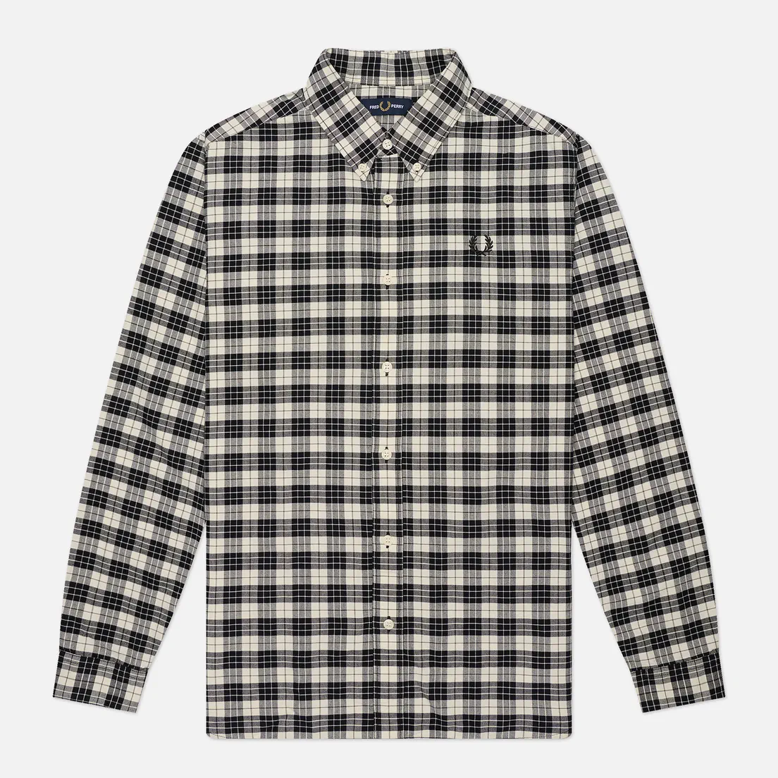 Fred Perry Мужская рубашка Tartan Oxford