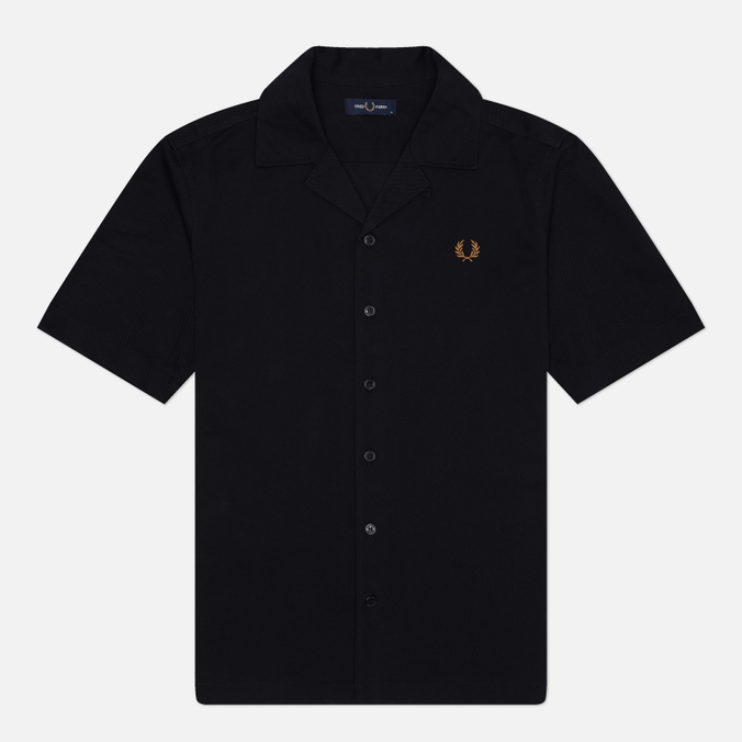 Мужская рубашка Fred Perry Compress Mesh Revere Collar