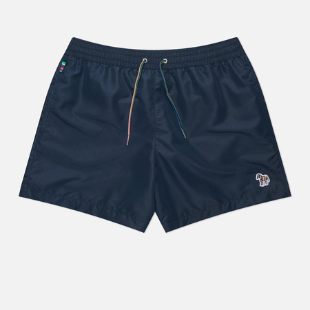  Мужские шорты Paul Smith Zebra Logo Swim, цвет синий, размер L