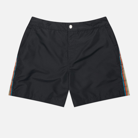   Brandshop Мужские шорты Paul Smith Signature Stripe Swim, цвет чёрный, размер L