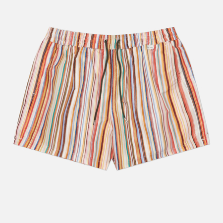 Мужские шорты Paul Smith Swim Print Signature Stripe, цвет бежевый, размер S