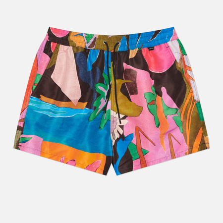 Мужские шорты Paul Smith River Collage, цвет комбинированный, размер S