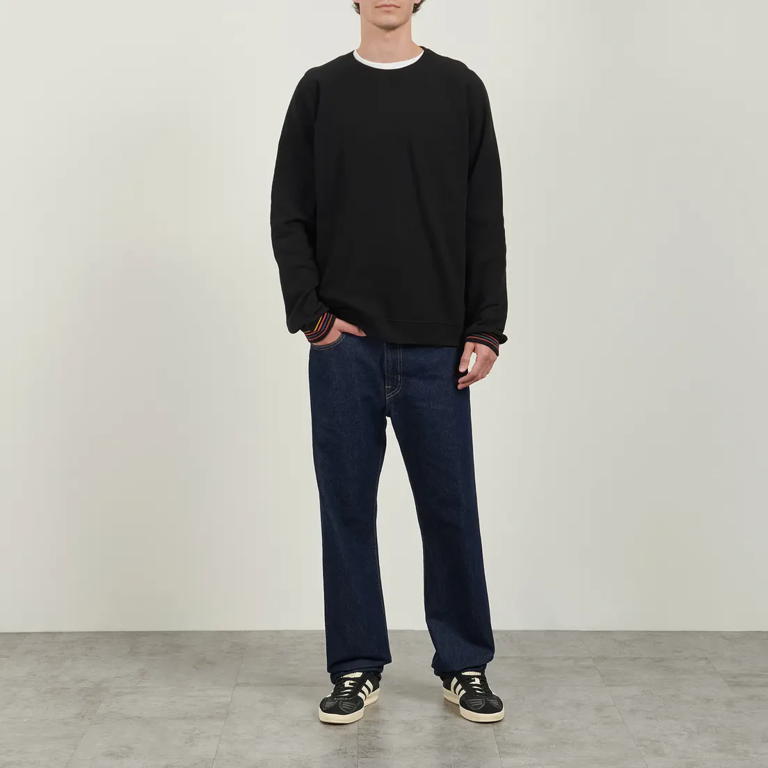 Paul Smith Мужской лонгслив Artist Stripe Soft Cotton