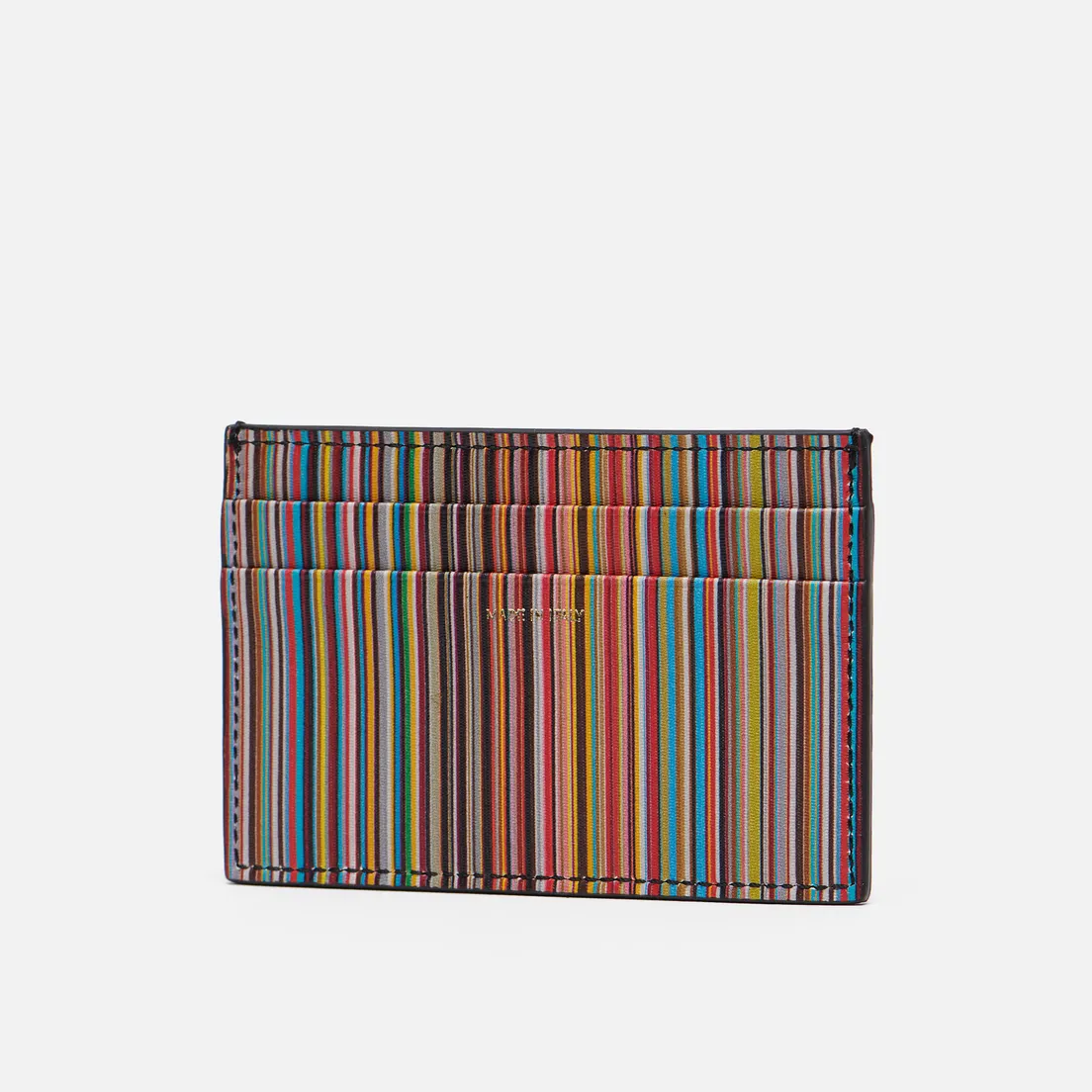Paul Smith Держатель для карт Signature Stripe Leather