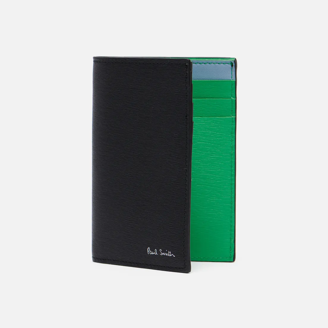 Paul Smith Кошелек Straw-Grain Embossed Leather Contrast