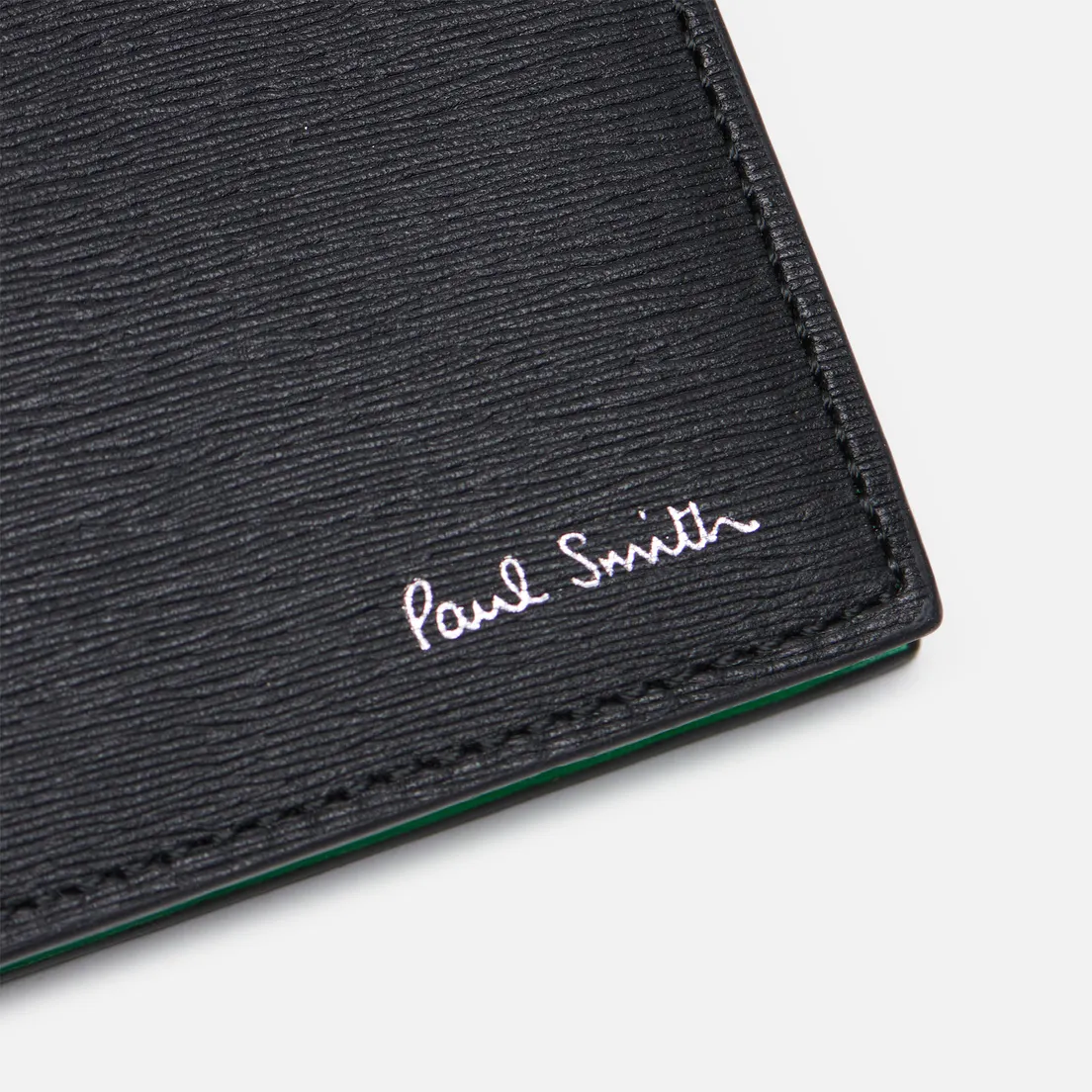 Paul Smith Кошелек Straw-Grain Embossed Leather Contrast