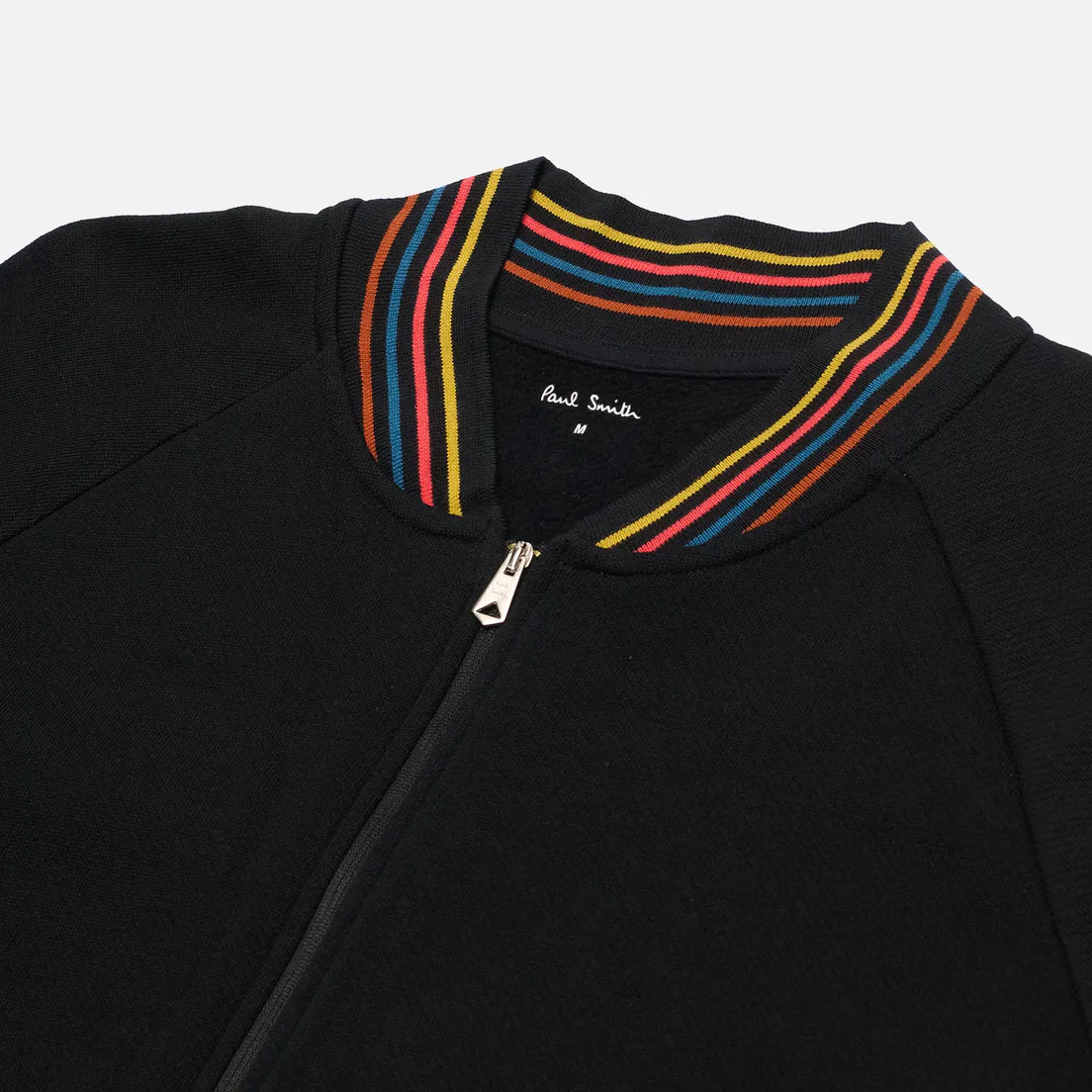 Paul Smith Мужская толстовка Cotton Artist Stripe Zip Bomber Lounge