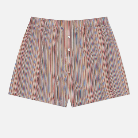 Мужские трусы Paul Smith Signature Stripe Cotton Boxer, цвет комбинированный, размер S