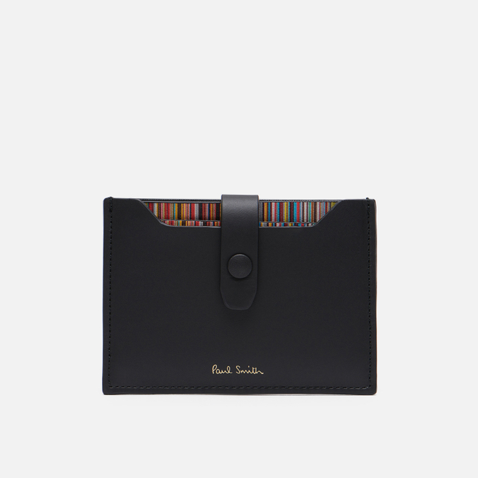 Держатель для карт Paul Smith Signature Stripe Leather Pull Out