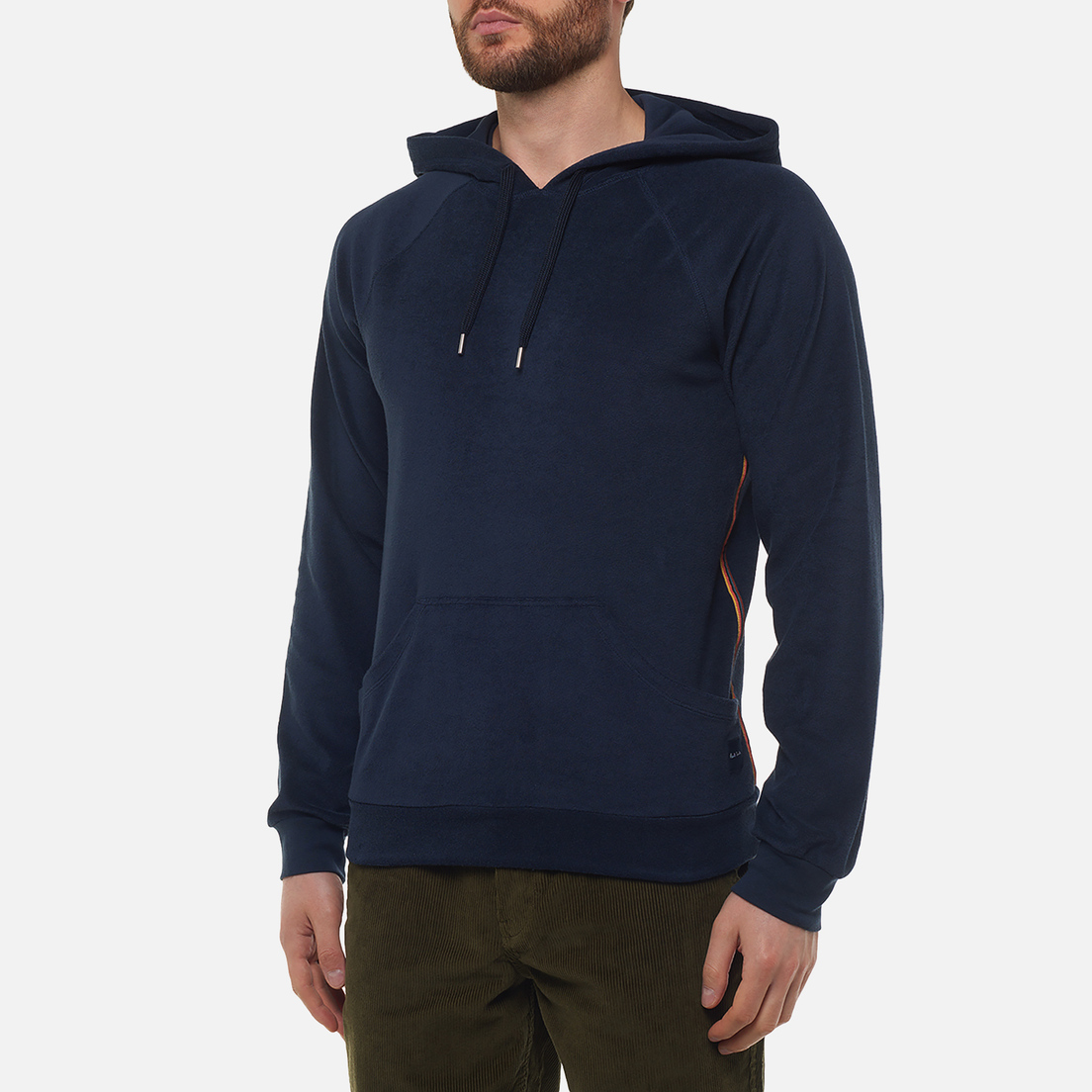 Paul Smith Мужская толстовка Artist Stripe Towelling Hoodie