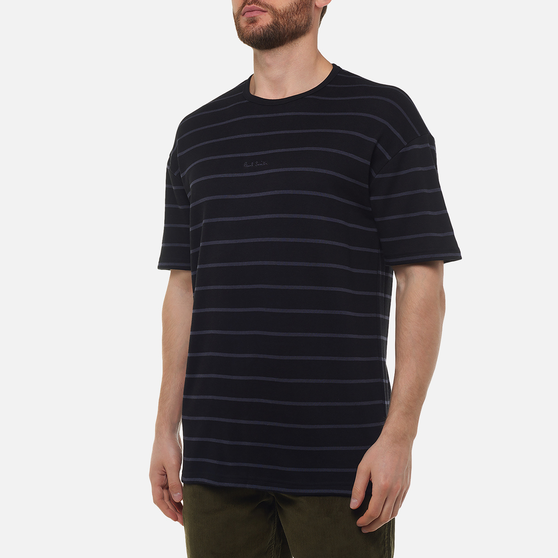 Paul Smith Мужская футболка Relax Logo Stripe