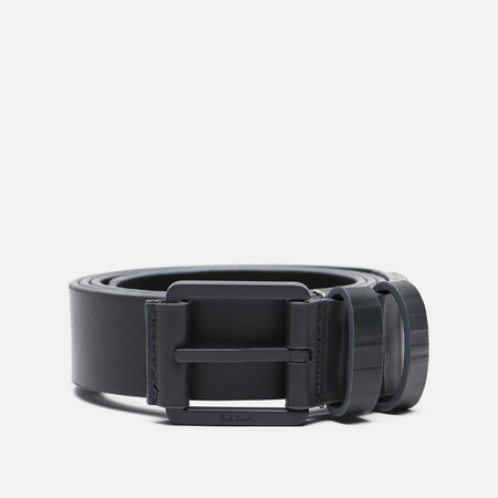 Ремень Paul Smith Shadow Stripe Tonal Embossed, цвет серый, размер 32
