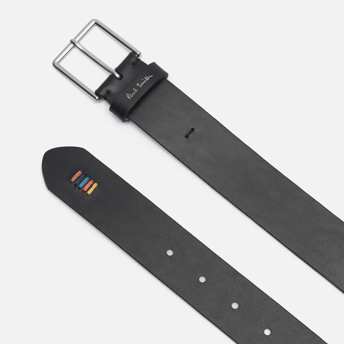 Paul Smith Ремень Artist Stripe Stitch Leather