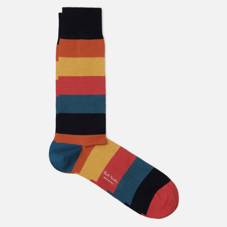   Brandshop Носки Paul Smith Artist Stripe Block, цвет чёрный, размер 40-46 EU