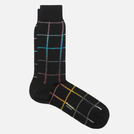 Носки Paul Smith Nantes Check, цвет чёрный, размер 40-46 EU