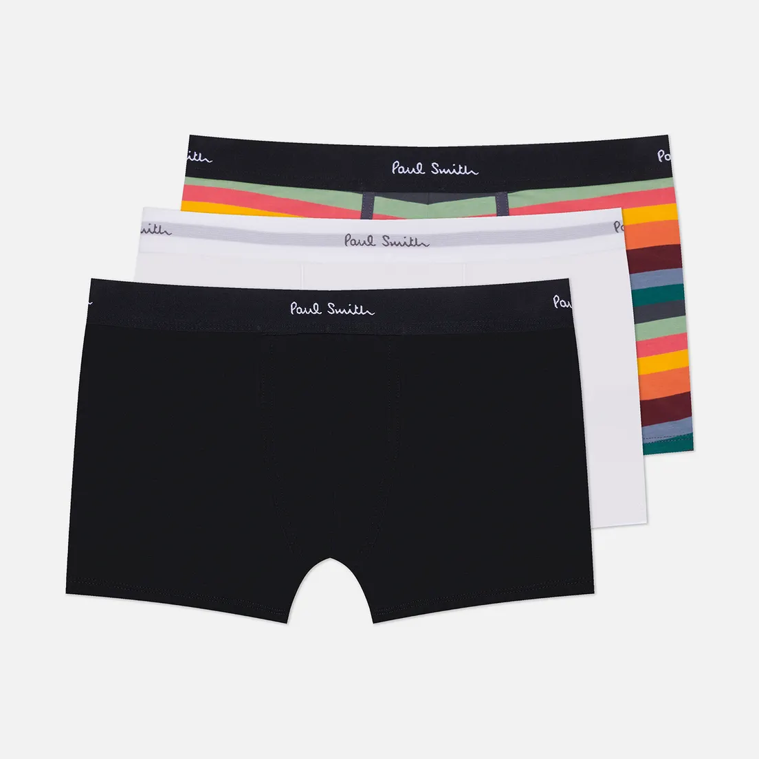 Paul Smith Комплект мужских трусов Organic Cotton Artist Stripe Boxer Briefs 3-Pack