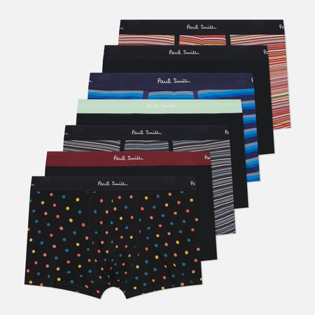 Комплект мужских трусов Paul Smith Trunk 7-Pack Mix, цвет комбинированный, размер XXL