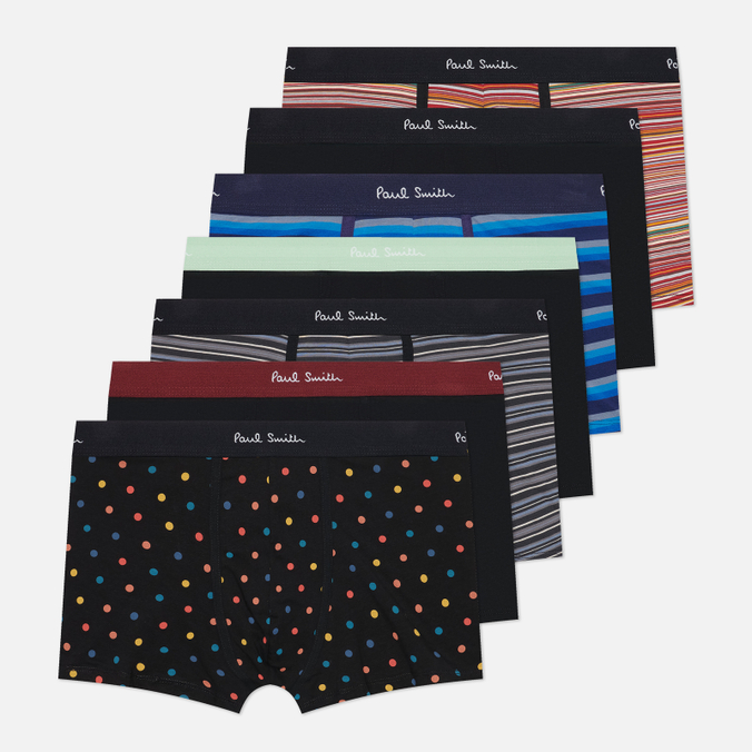 Комплект мужских трусов Paul Smith Trunk 7-Pack Mix